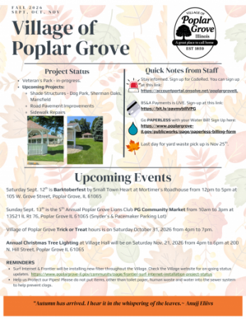 Village Qrtly Newsletter - Fall 2026 Village Qrtly Newsletter - Fall 2026