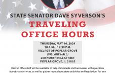 St. Senator Syverson Traveling Office